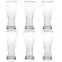 Vasos X 6 Cervecero Grande Turin Cristar 665 Ml