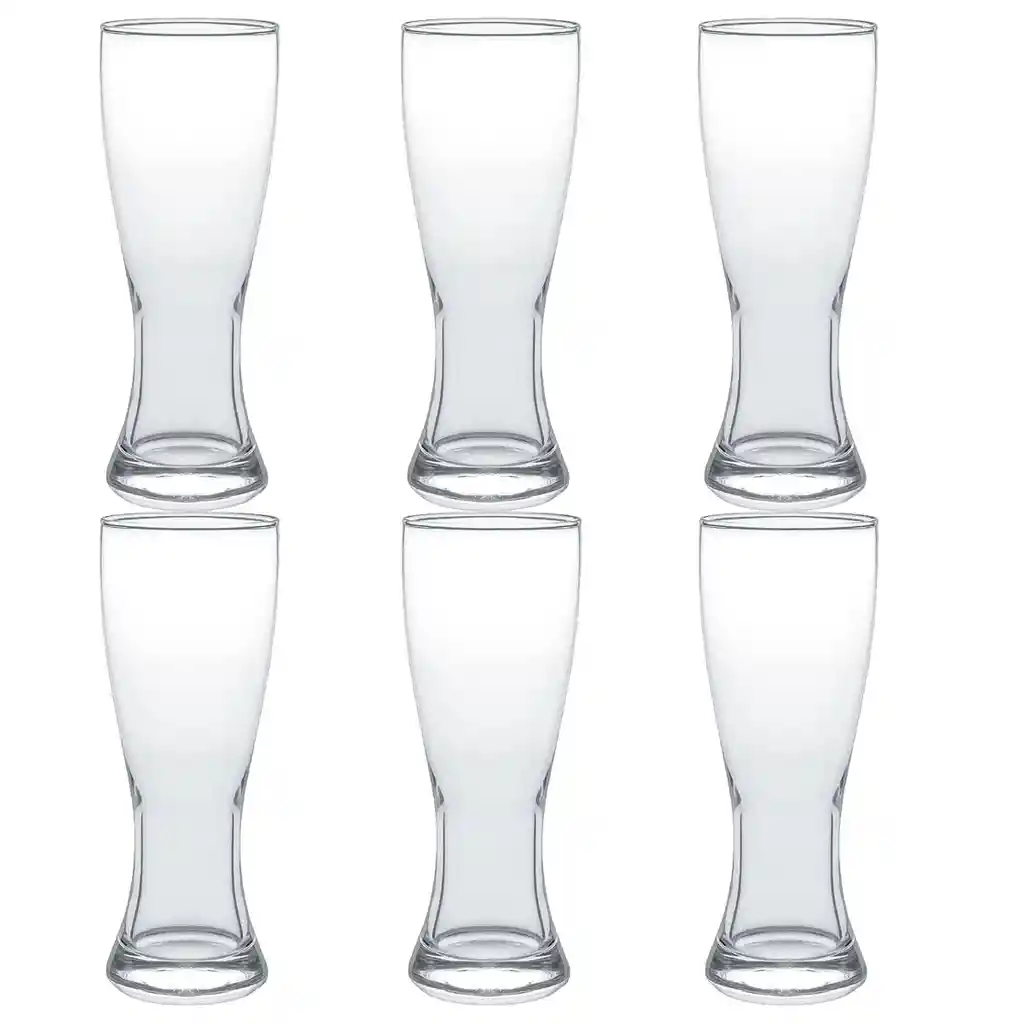 Vasos X 6 Cervecero Grande Turin Cristar 665 Ml