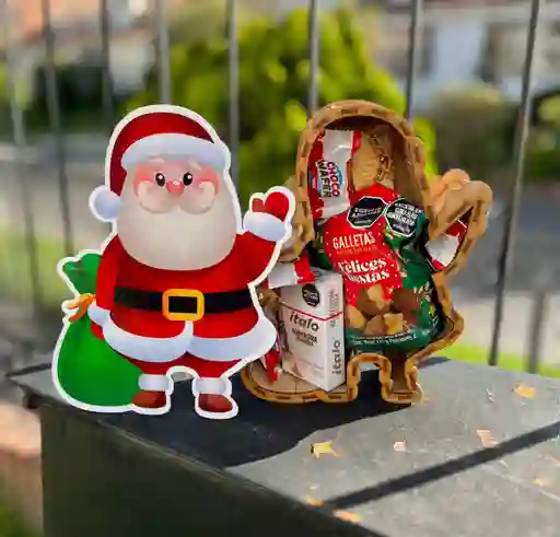 Regalo Caja Papá Noel Navidad