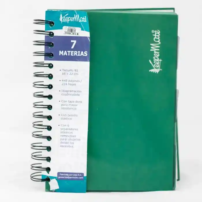 Keepermate Cuaderno Argollado 38462