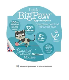 Little Big Paw - Alimento Húmedo Gato Sabor Salmón Atlántico