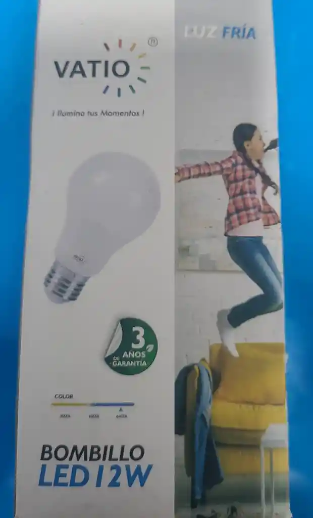 Bombillo Led 12watt Luz Blanca Vatio