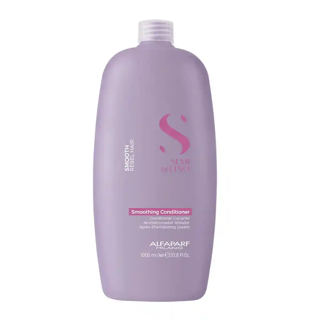 Alfaparf Semi De Lino Smooth Rebel Hair Acondicionador Alisador 1000ml