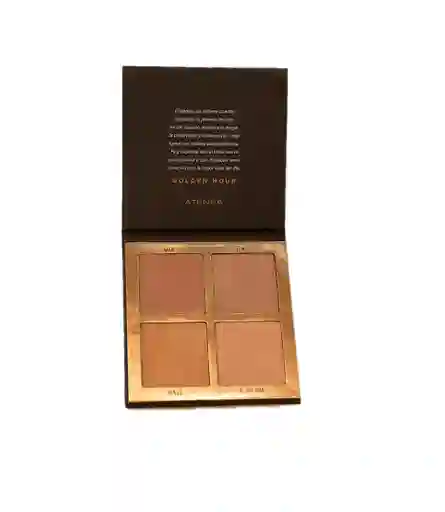 Paleta De Iluminadores Golden Hour 4 Colores Atenea X 24g