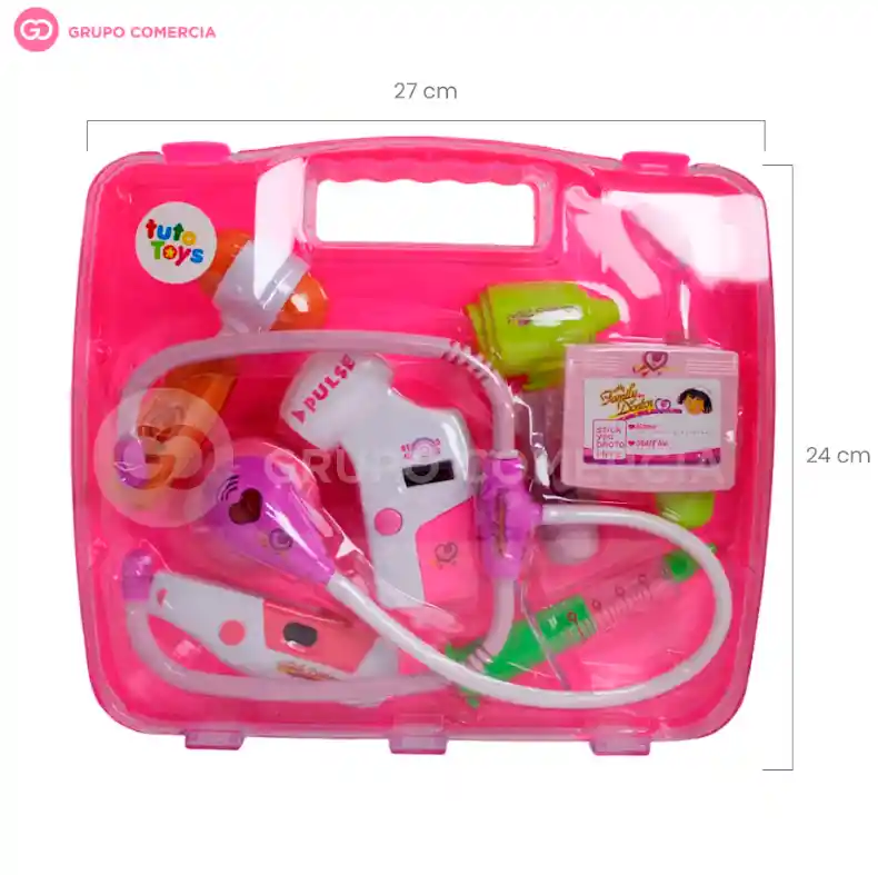 Juego Para Niños Set Doctor 7 Accesorios Luz Led Y Sonido