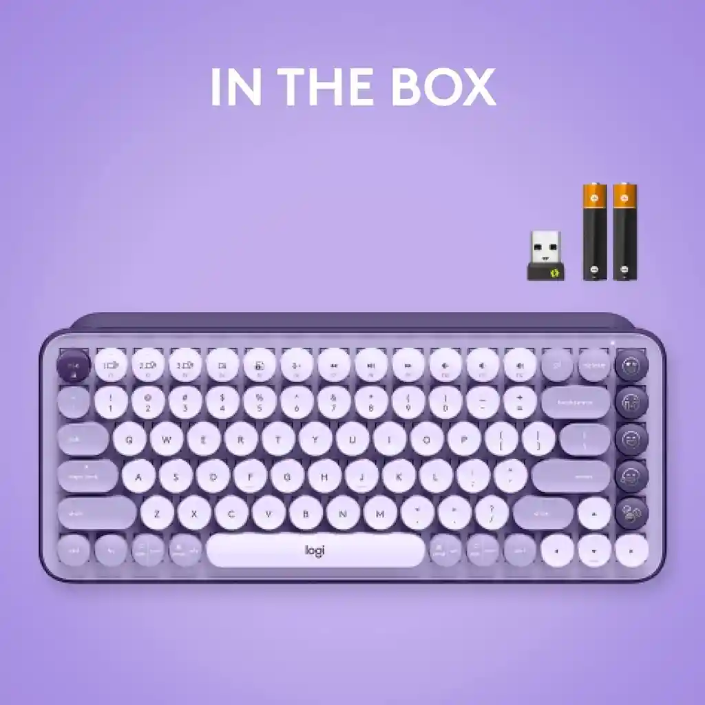 Teclado Logitech Inalámbrico Mecánico Pop Keys Cosmos Latam