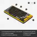 Teclado Bluetooth Logitech Pop Keys Qwerty Logitech Brown Color Blast