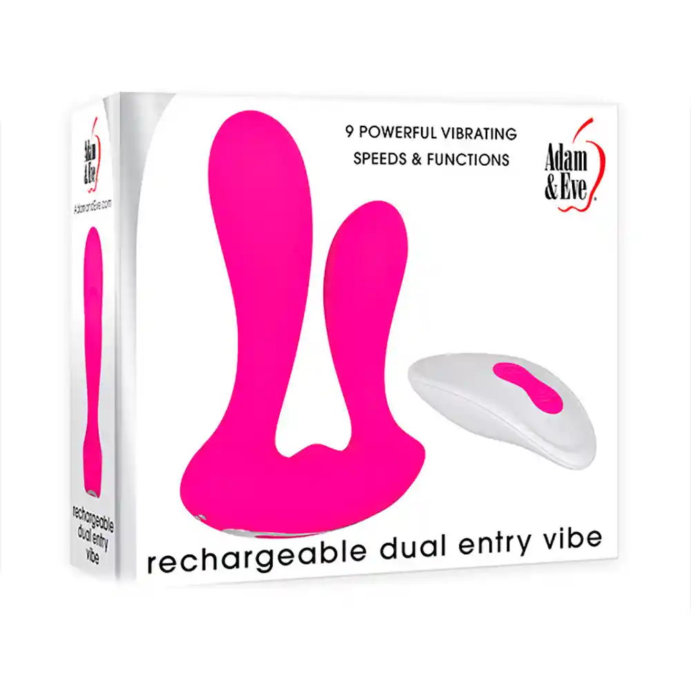 Vibrador Dual Recargable Adam Y Eva De Lujo Doble Estimulación