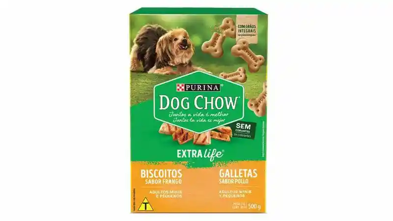 Galletas Dog Chow Abrazzos Mini 500 Gr