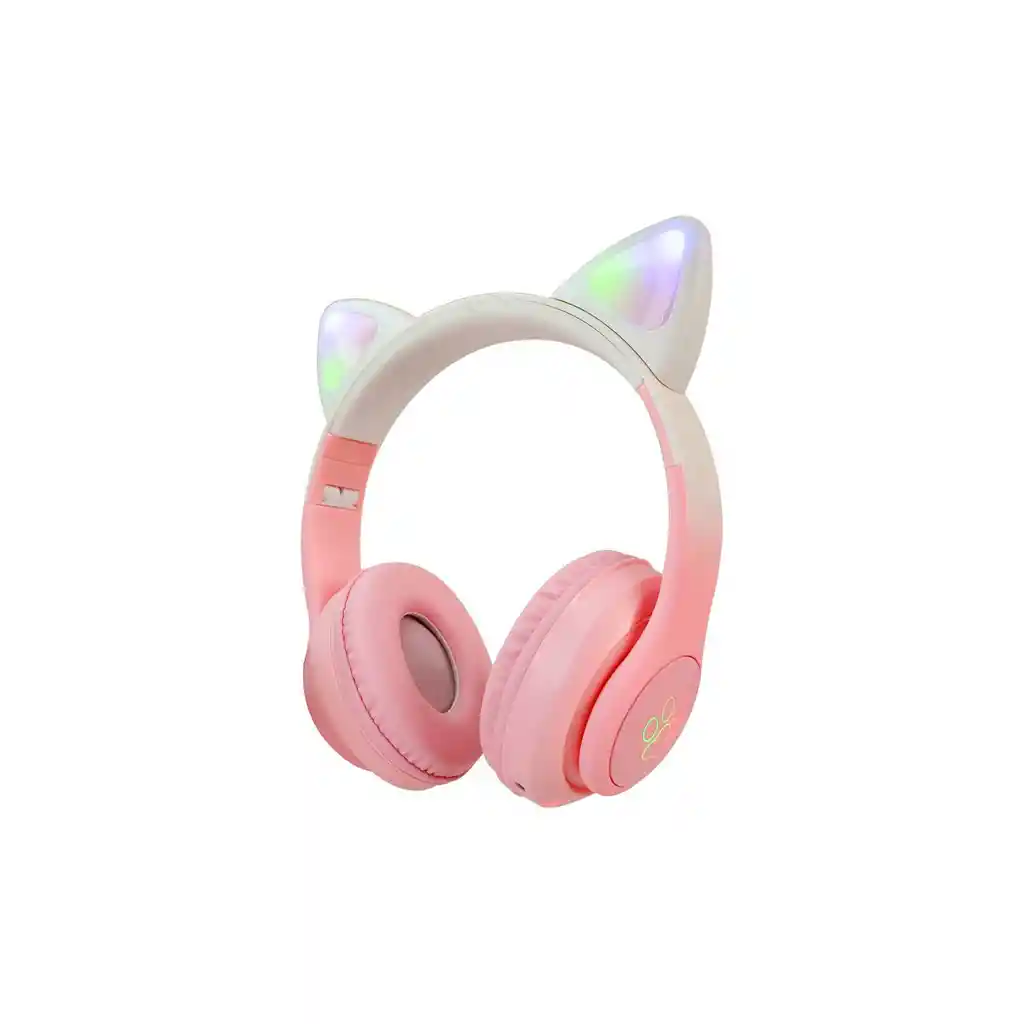 Audífonos Diadema Bluetooth Orejas De Gato Cat Stn 28 Pro