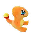 Peluche Charmander Pokemón 35cm Alto Juguete Regalo