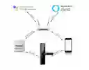 Cerradura Con Huella, Id Card, Clave, Abre A Distancia Por Bluetooth Manejo Por App Home Smart Lock Color Negro Powered By: Tuya Trademark