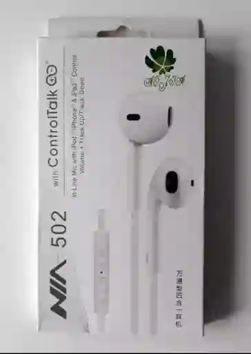 Audífonos Manos Libres - Nia 502 - Cable Plano