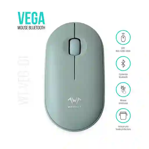 Wattana Mouse Bluetooth Wt-veg-01 Vega Verde