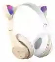 Audifonos Orejas De Gato Bluetooth 5.3 Led Diadema