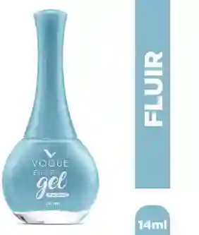 Esmalte Vogue En Gel Larga Duracion Color Azul Claro