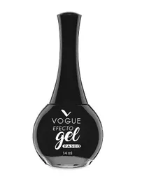 Esmalte Vogue En Gel Larga Duracion Color Negro