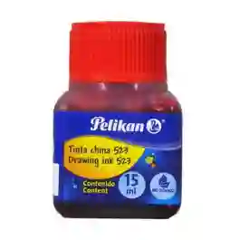 Tinta China Roja De 15ml