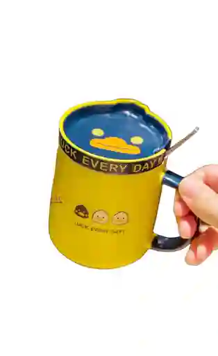 Mug Amarillo De Patos