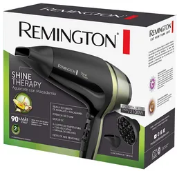 Secador De Cabello Remington Shine Terapy Aguacate Y Macadamia 1900w 100% Original