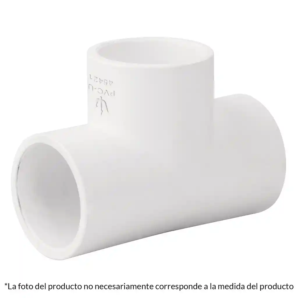 Tee Pvc Presión Lisa 3/4 Pulgada