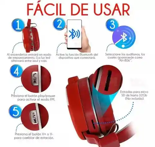 Diadema Inalámbrica Super Mario Bros /audífonos Bluetooth Super Mario Bros