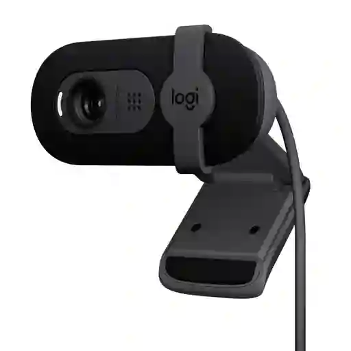 Logitech Brio 100, Webcam Full Hd 1080p, Tapa / Rightlight 2 Negro