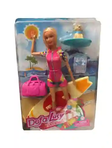 Juguete Muñeca Tipo Barbie Defa Lucy Surfista Ref 8471