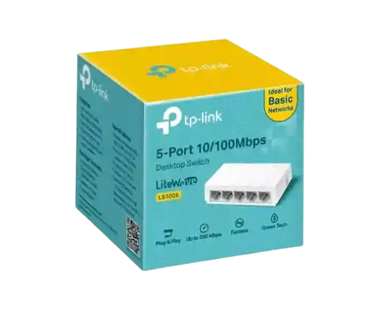 Switch 5 Puertos 10/100mbps Tp-link Tl-sf1005d