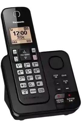 Telefono Fijo Panasonic Kx Tgc360 Grabador De Mensaje