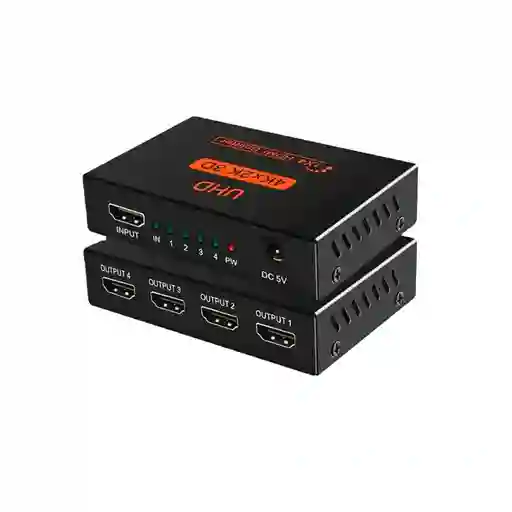 Splitter Hdmi 1x4 Puertos 4k 2k Dc 5v | 3840x2160 85 Ghz