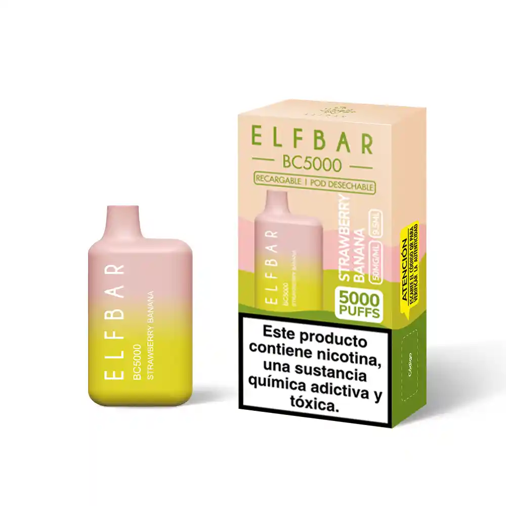 Vape Elfbar 5000 Strawberry Banana