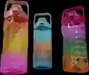 Termo Botella Agua Gym Sedentarismo Motivacional Pitillo 2 Litros Riñones Diabetis Caminata Trabajo Universidad Colegio