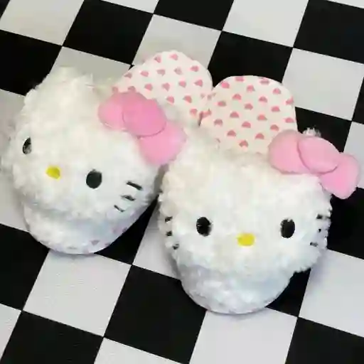 Pantuflas Hello Kitty Sanrio (talla Única)
