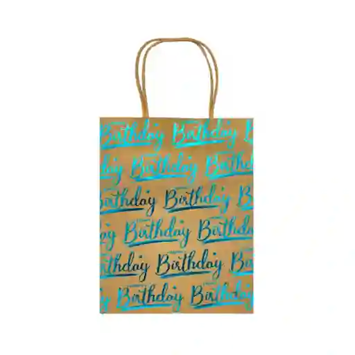 Bolsa De Regalo Grande 25*32 Happy Birthday