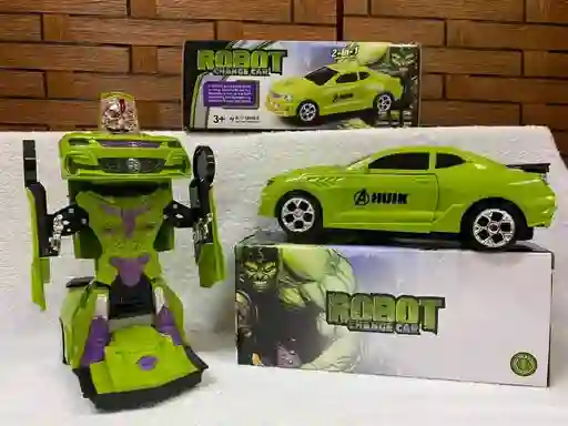 Juguete Carro Pila Transforme 2042a