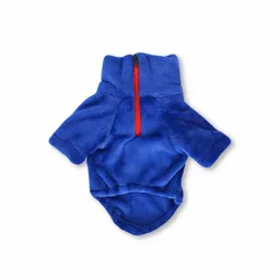 Saco Xs Cuello Alto Cremallera Pc Azul Rey