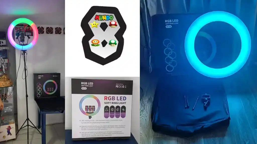 Aro De Luz Profesional 56 Cm Rgb Calidad Extrema