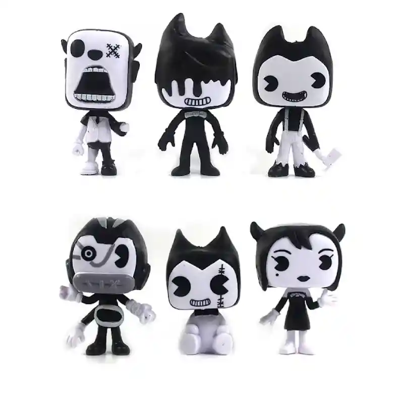 Figura De Colección Bendy And Ink Machine X6 Piezas