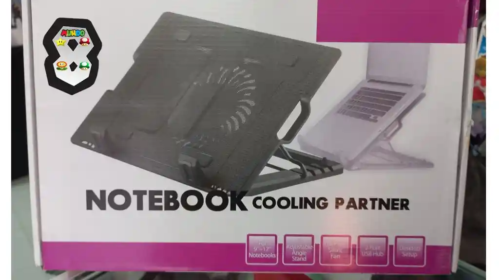 Base Refrigerante Laptop Portatil Hasta 17 Pulgadas