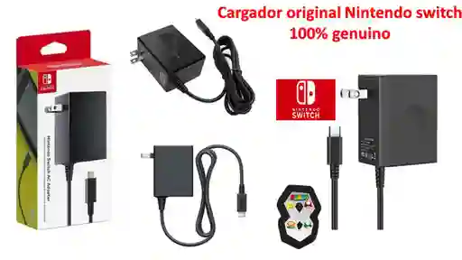 Cargador Nintendo Switch Original