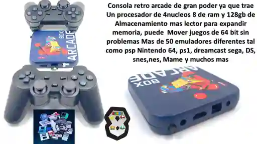 Consola 50 Mil Juegos Retro Tv Box