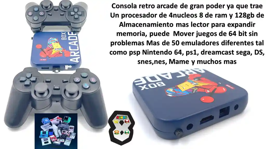 Consola 50 Mil Juegos Retro Tv Box