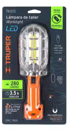 Lámpara De Taller Led 280 Lumens Truper