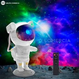 Proyector Estrellas Astronauta Lámpara Nocturna Con Control