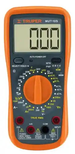 Multitester Multimetro Profesional Automotriz 1000v Truper