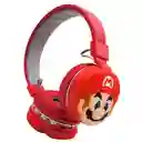 Diadema Infantil A Bluetooth Kr-9900 Diseño Mariobros