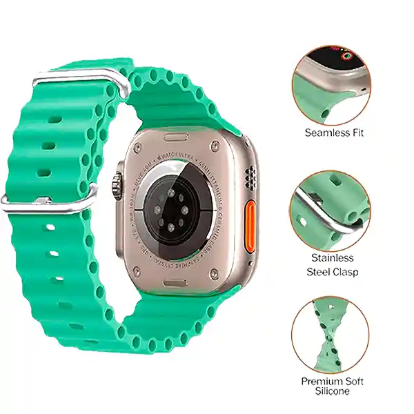 Manilla Para Apple Watch 42 44 45 Y 49mm Colores High Quality Iphone Android Ultra Iwatch Color Silicona