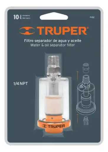 Filtro Separador De Agua Y Aceite Para Compresor - Truper