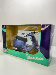 Maisto Vespa Motocicleta en Miniatura Azul